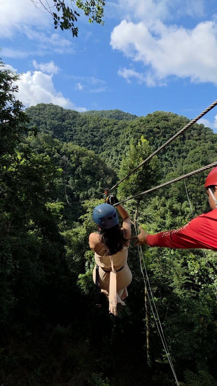 Zip Lining at Jaguar Paw